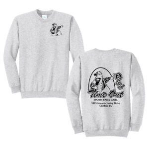 Rays Timeout Unisex Fleece Crewneck Sweatshirt-Ash
