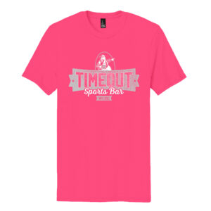 Rays Timeout Unisex The Concert Tee-Neon Pink