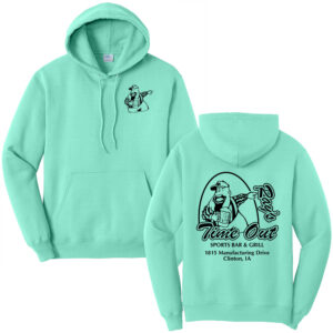 Rays Timeout Unisex  Classic Core weight Cozy Pullover Hooded Sweatshirt-True Celdon