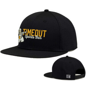 Rays Timeout The Game Perforated GameChanger Snapback Cap-Black