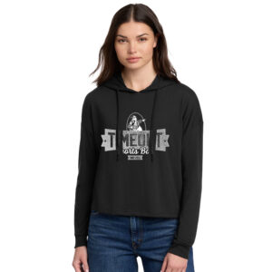 Rays Timeout Richardson District Women’s Perfect Tri Midi Long Sleeve Hoodie-Black