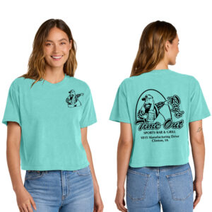 Rays Timeout Comfort Colors Women Heavyweight Boxy Tee-Chalky Mint