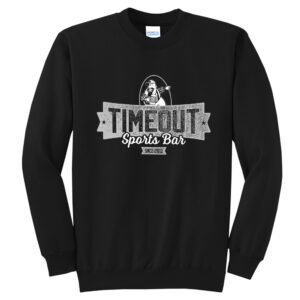 Rays Timeout Unisex Fleece Crewneck Sweatshirt-Black