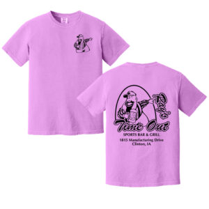 Rays Timeout Unisex Comfort Color Heavyweight Ring Spun Tee-Neon Violet
