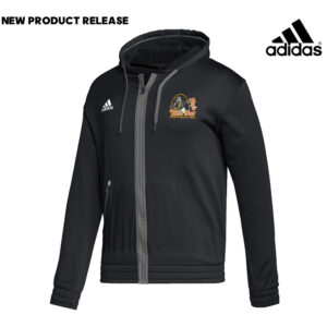 Rays Timeout Adidas Team Issue performance full zip  hoodie – Black/grey (S, M, L)