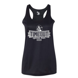 Rays Timeout Badger – B-Core Ladies’ Racerback Tank Top-Black