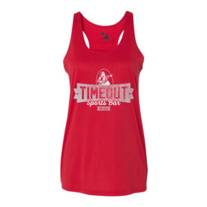 Rays Timeout Badger – B-Core Ladies’ Racerback Tank Top-Red