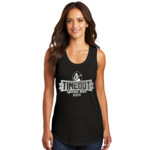 Rays Timeout District Made Ladies Perfect Tri Racerback Tank-Black