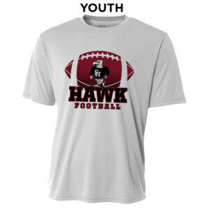 02. South Hamilton Football YOUTH Cooling Performance Shirt – Silver