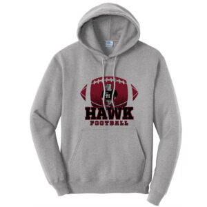 03. South Hamilton Football Core Fleece Hooded Sweatshirt – Athletic Heather
