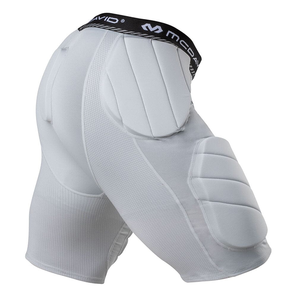 19. McDavid Rival Integrated Girdle with High-Density Thigh Pads - White