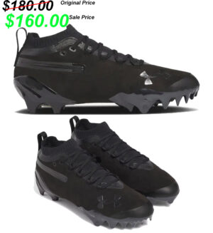 21. UA Spotlight Pro Suede Men’s Football Cleat – black
