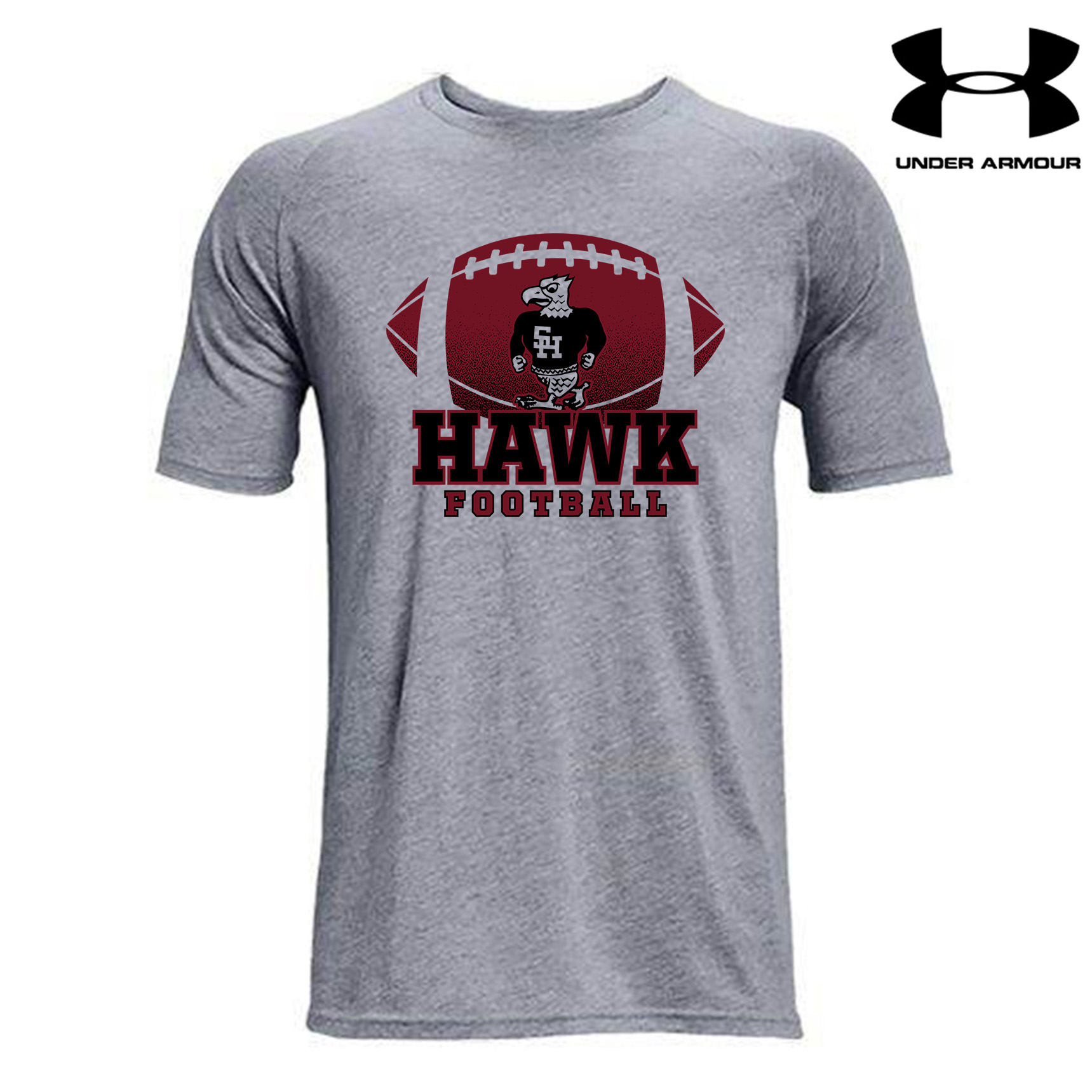 31. South Hamilton Under Armour Soft Cotton Blend T-Shirt - Grey