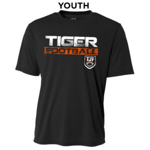 Tiger JR Football YOUTH Cooling Performance Tshirt-Black