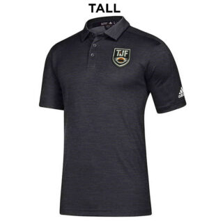 Tiger JR Football adidas Game Mode Polo-Black Melange/White-4XL TALL