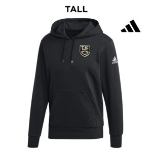 Tiger JR Football TALL Adidas Fleece Hooded Sweatshirt- Black