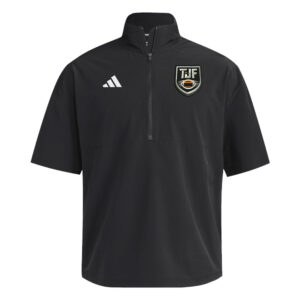 Tiger JR Football Adidas 1/4 Zip woven short sleeve Training Jacket – Black