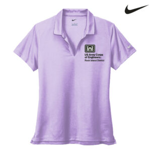 US Army Corps RI Nike Ladies Dri-FIT Micro Pique 2.0 Polo-Urban Lilac