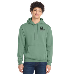 US Army Corps RI Unisex Classic Core weight Cozy Pullover Hooded Sweatshirt-Laurel Green