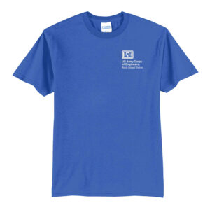 US Army Corps RI Unisex Short Sleeve Tee- Royal
