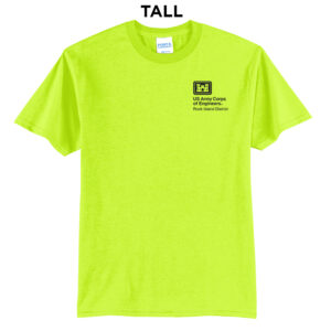 US Army Corps RI Tall Short Sleeve Tee-Safety Green