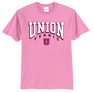Union Tennis Unisex Short Sleeve Tee-Candy Pink