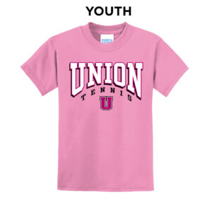 Union Tennis Youth Fan Favorite Short Sleeve Tee-Candy Pink
