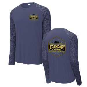 USS San Jacinto Sport-Tek Long Sleeve Digi Camo Tee Men-Navy