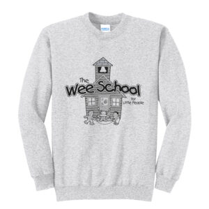 Wee School Unisex Fleece Crewneck Sweatshirt-Ash