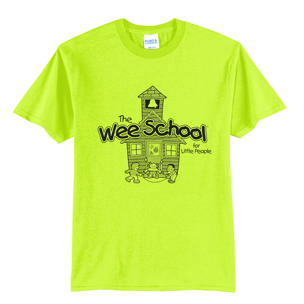 Wee School Unisex Short Sleeve Tee-Safety Green