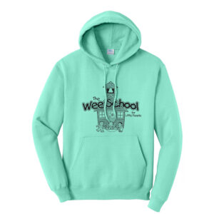 Wee School Unisex Classic Core weight Cozy Pullover Hooded Sweatshirt-True Celdon