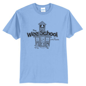Wee School Unisex Short Sleeve Tee-Light Blue