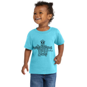 Wee School Infant Core Cotton Tee-Aquatic blue