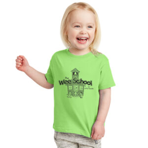 Wee School Toddler Unisex Fine Jersey Tee-Lime