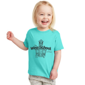 Wee School Toddler Unisex Fine Jersey Tee-Caribbean