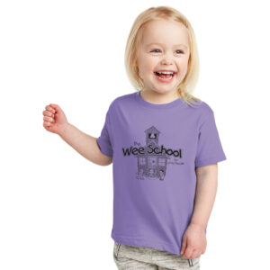 Wee School Toddler Unisex Fine Jersey Tee-Lavender