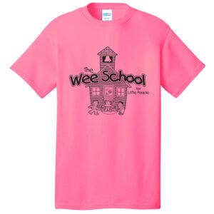 Wee School Unisex Short Sleeve Tee-Neon pink