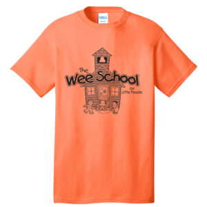 Wee School Unisex Short Sleeve Tee-Neon Orange