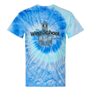 Wee School Unisex Colortone Multi Color Tie Dyed T shirts-Blue Jerry