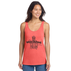 Wee School Port and Co Women Beach Wash Garment Dyed Tank-Poppy