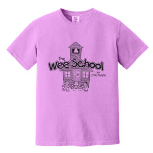 Wee School Unisex Comfort Color Heavyweight Ring Spun Tee-Neon Violet