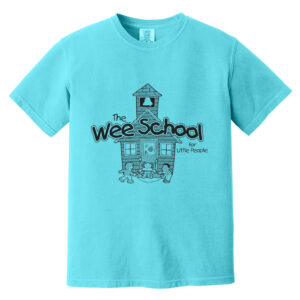 Wee School Unisex Comfort Color Heavyweight Ring Spun Tee-Lagoon