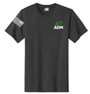 ADM BIO Unisex Short Sleeve Tee-Charcoal