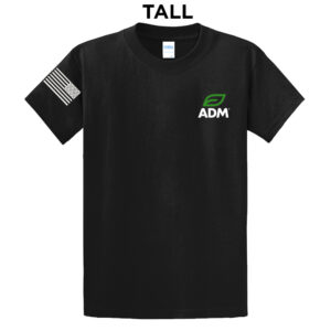 ADM BIO Tall Unisex Short Sleeve Tee-Black