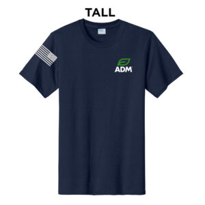 ADM BIO Tall Unisex Short Sleeve Tee-Navy