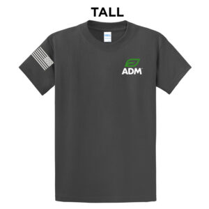 ADM BIO Tall Unisex Short Sleeve Tee-Charcoal