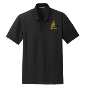 Augustana Maintenance Port Authority Dry Zone Grid Polo Men-Black