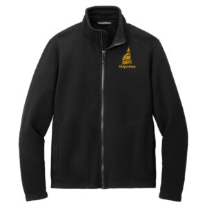 Augustana Maintenance Port Authority Men Arc Sweater Fleece Jacket-Black
