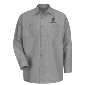 Augustana Maintenance Red Kap – Long  Sleeve Industrial Work Shirt-Light Grey
