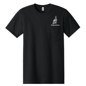 Augustana Maintenance Unisex Dri-Power Active 50/50 T-Shirt with a Pocket-Black